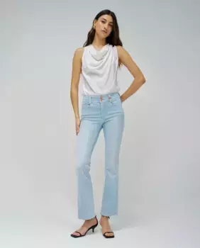 Джинсы женские с секретным толчком и средней посадкой Salsa Jeans, синий