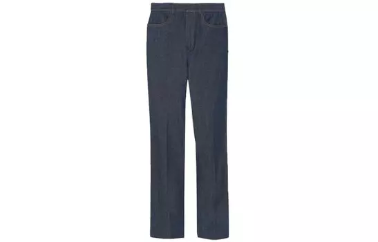 Джинсы женские Saint Laurent прямые, темно-синий