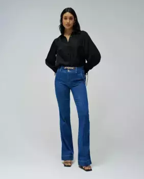 Джинсы женские Secret Chino Push In Flare Salsa Jeans, синий