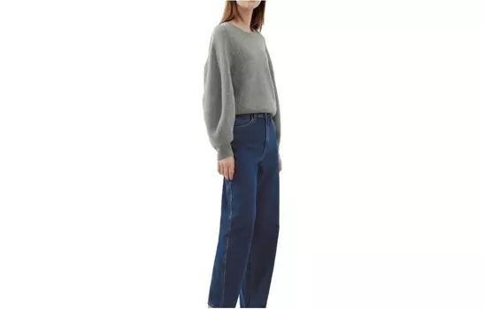 Джинсы женские серии U FW23, цвет морской волны Uniqlo