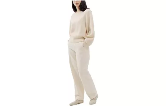 Джинсы женские серии U FW23 светло-бежевые Uniqlo