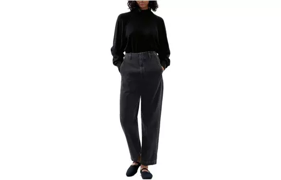 Джинсы женские серии U FW23 темно-серые Uniqlo
