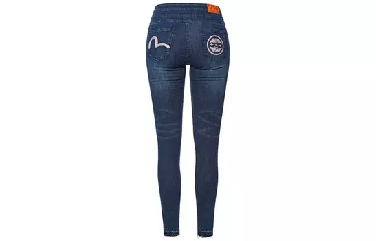 Джинсы женские синие Evisu