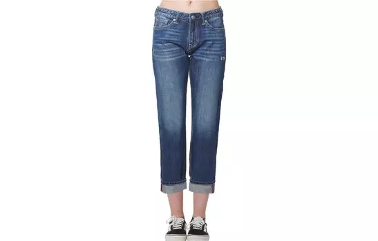 Джинсы женские синие Evisu