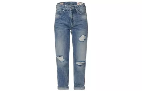 Джинсы женские синие Evisu