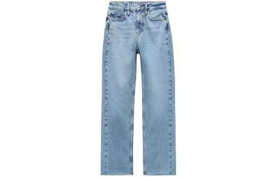 Джинсы женские средние синие Zara