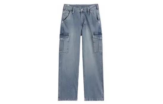 Джинсы женские стираные синие Gap