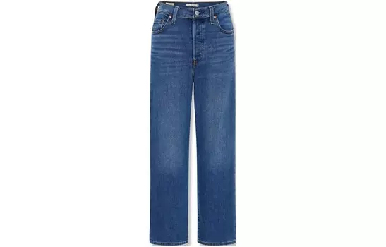Джинсы женские стираные синие Levi’S