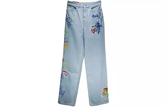 Джинсы женские светло-голубые Kenzo