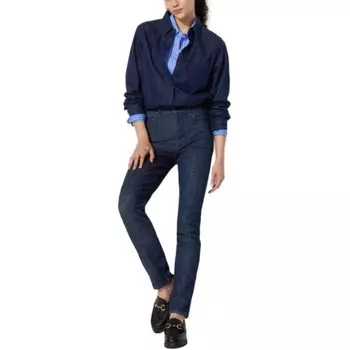 Джинсы женские темно-синие Uniqlo
