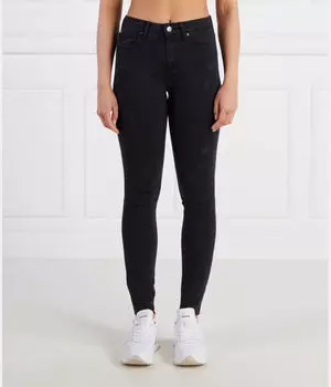Джинсы женские Tommy Hilfiger скинни с эффектом порванности, черный