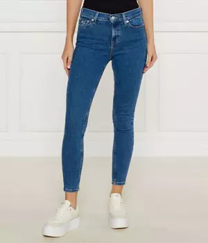 Джинсы женские Tommy Jeans Нора скинни короткие, синий
