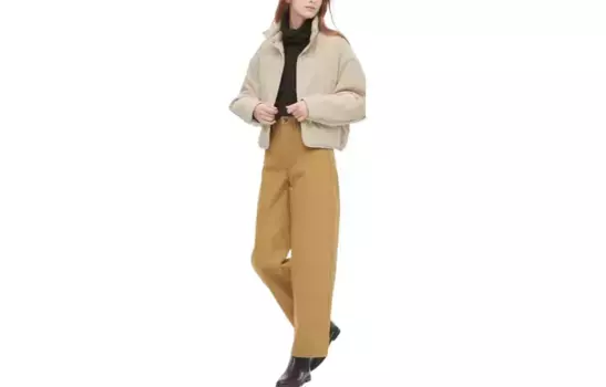 Джинсы женские Uniqlo, горчичный