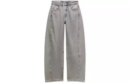 Джинсы женские зеленые Zara