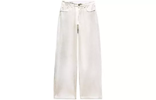 Джинсы женские золотисто-желтые Zara