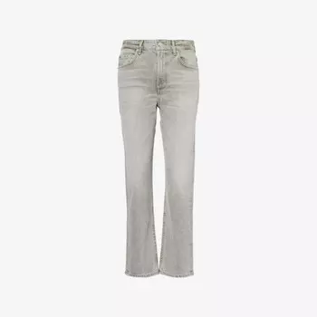 Джинсы Zurie прямого кроя с высокой посадкой из эластичного денима Citizens Of Humanity, серый