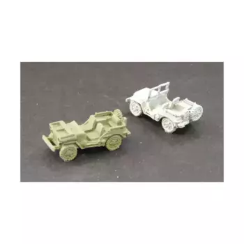 Джипы, WWII Command Decision Miniatures - UK - Armored Cars & Other Vehicles (15mm) (Old Glory)