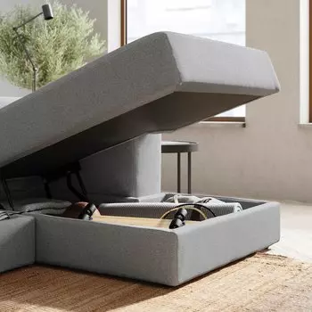 ДЖЭТТЕБО Диванная часть правая с подлокотниками/Тонеруд серый JTTEBO IKEA