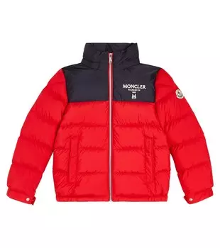 Джо пуховик Moncler Enfant, красный