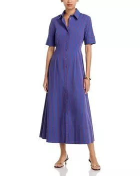 Джоан Платье в полоску STAUD, мультиколор