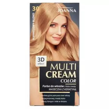 Джоанна, цвет Multi Cream Color, краска для волос №. 30 Карамельный блонд Joanna