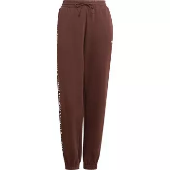 Джоггеры adidas Originals Abstract Animal Print Joggers, коричневый