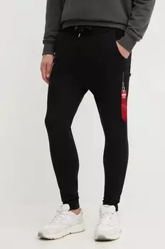 Джоггеры Alpha Industries NASA Cargo Sweat Jogger, черный
