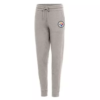 Джоггеры Antigua Pittsburgh Steelers, серый