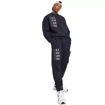 Джоггеры Armani Exchange Cargo Logo, темно-синий
