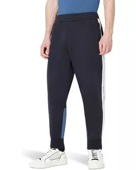 Джоггеры Armani Exchange Cotton Side Panel Logo, цвет Navy/True Navy