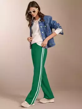 Джоггеры Baukjen Tippi Double Side Stripe, цвет bright/emerald/white