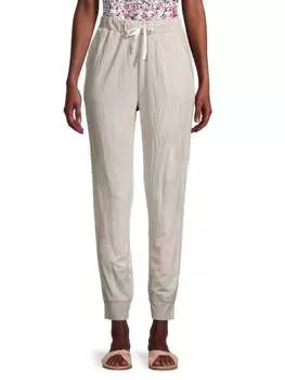 Джоггеры Beach Lunch Lounge Talise из смесового хлопка, серый