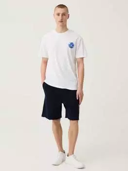 Джоггеры-Бермуды с логотипом Maui, цвет night blue