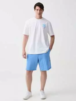 Джоггеры-Бермуды с принтом и кулиской Grand & Hills, цвет azure