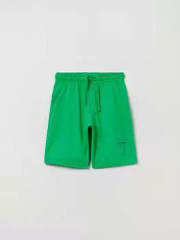 Джоггеры-Бермуды с принтом ладоней Ovs, цвет light green