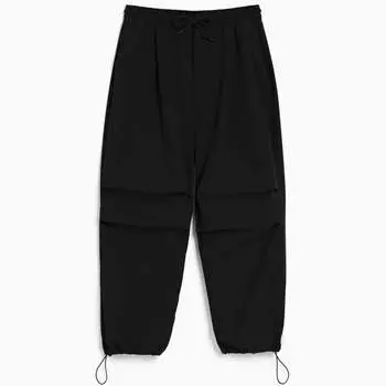 Джоггеры Bershka Technical Parachute, черный
