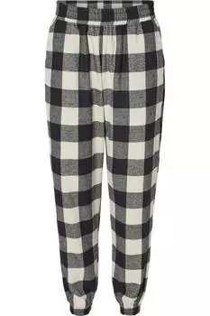 Джоггеры Burnside Flannel, экрю/черный