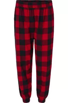 Джоггеры Burnside Flannel, красный/черный