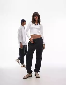 Джоггеры черного цвета Lacoste