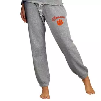 Джоггеры Concepts Sport Clemson Tigers, серый