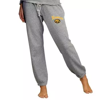 Джоггеры Concepts Sport Iowa Hawkeyes, серый