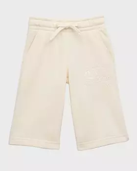 Джоггеры для девочек с вышивкой Aubrey, дизайн Equestrian Knight, размер 6M-2 Burberry, цвет Pale Cream