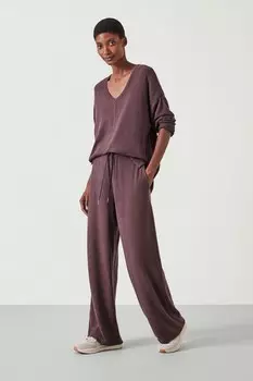 Джоггеры Elle supersoft с широкими штанинами Hush, фиолетовый