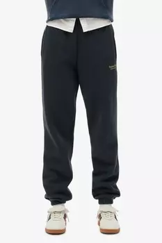 Джоггеры Essential с логотипом на манжетах Superdry, синий