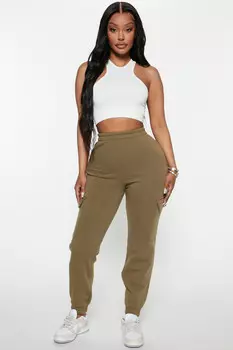 Джоггеры Fashion Nova BBJN107, оливковый
