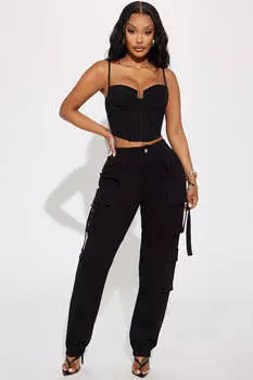 Джоггеры Fashion Nova HGC8602, черный