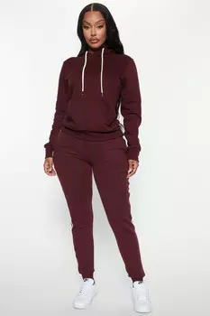 Джоггеры Fashion Nova PA743, бордовый