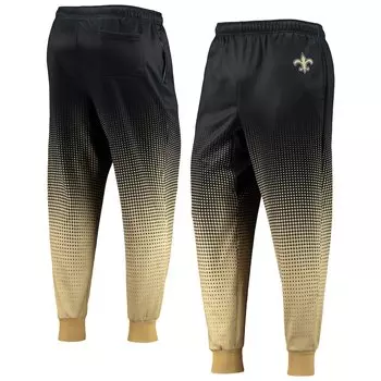 Джоггеры FOCO New Orleans Saints, черный