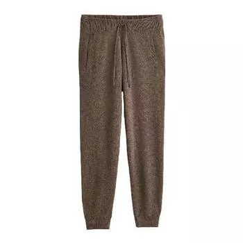 Джоггеры H&amp;M Merino Wool Joggers, коричневый