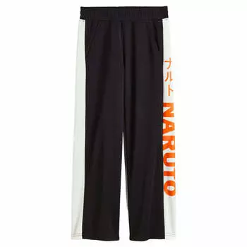 Джоггеры H&M x Naruto Printed, черный/белый